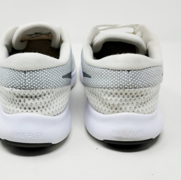 Nike Women's Flex Experience RN White/Grey Sz 9.5 - Picture 5 of 6